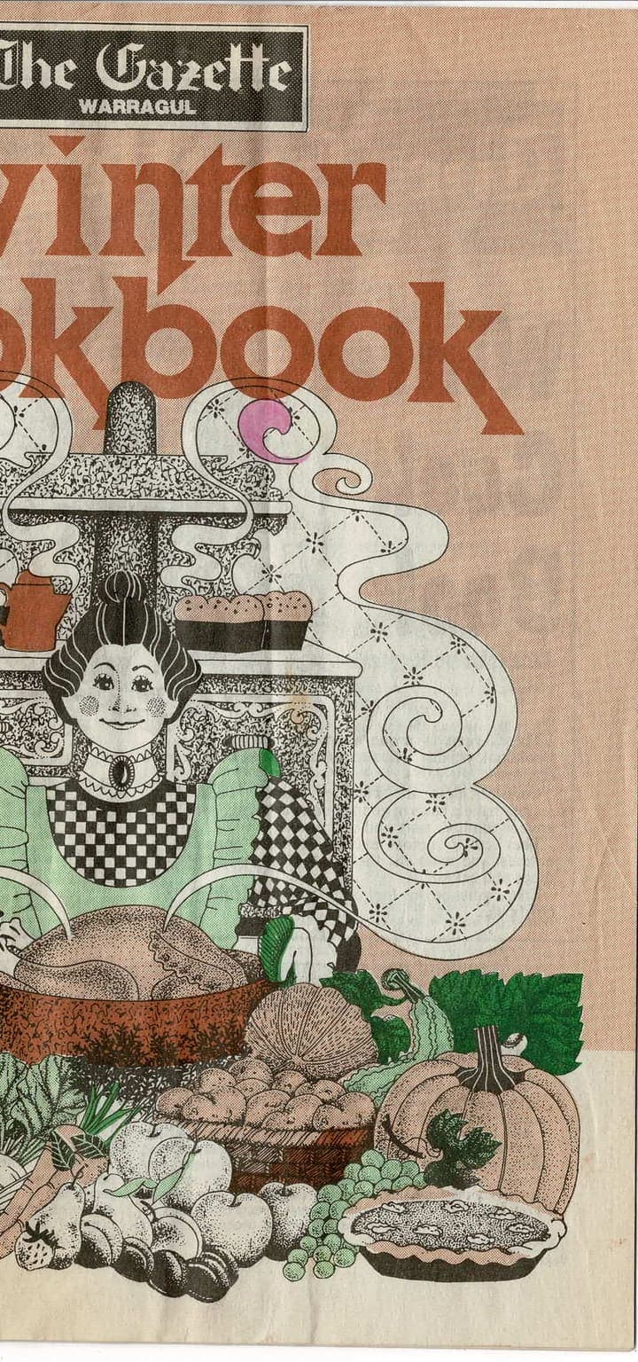 The Gazette Warragul Winter Cookbook cover